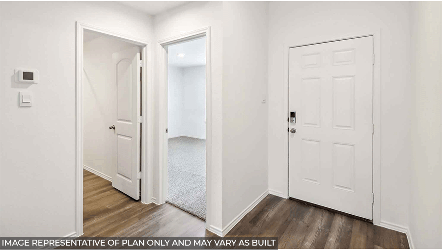 entryway with vinyl flooring