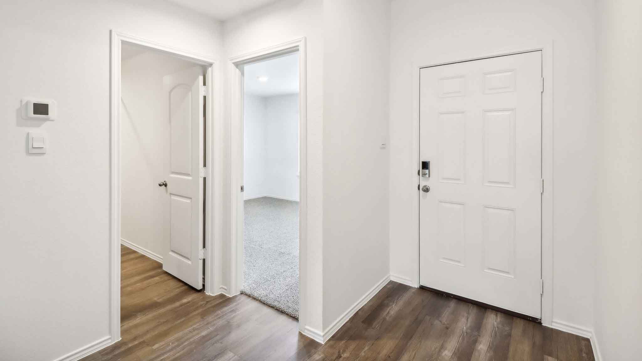 entryway with vinyl flooring