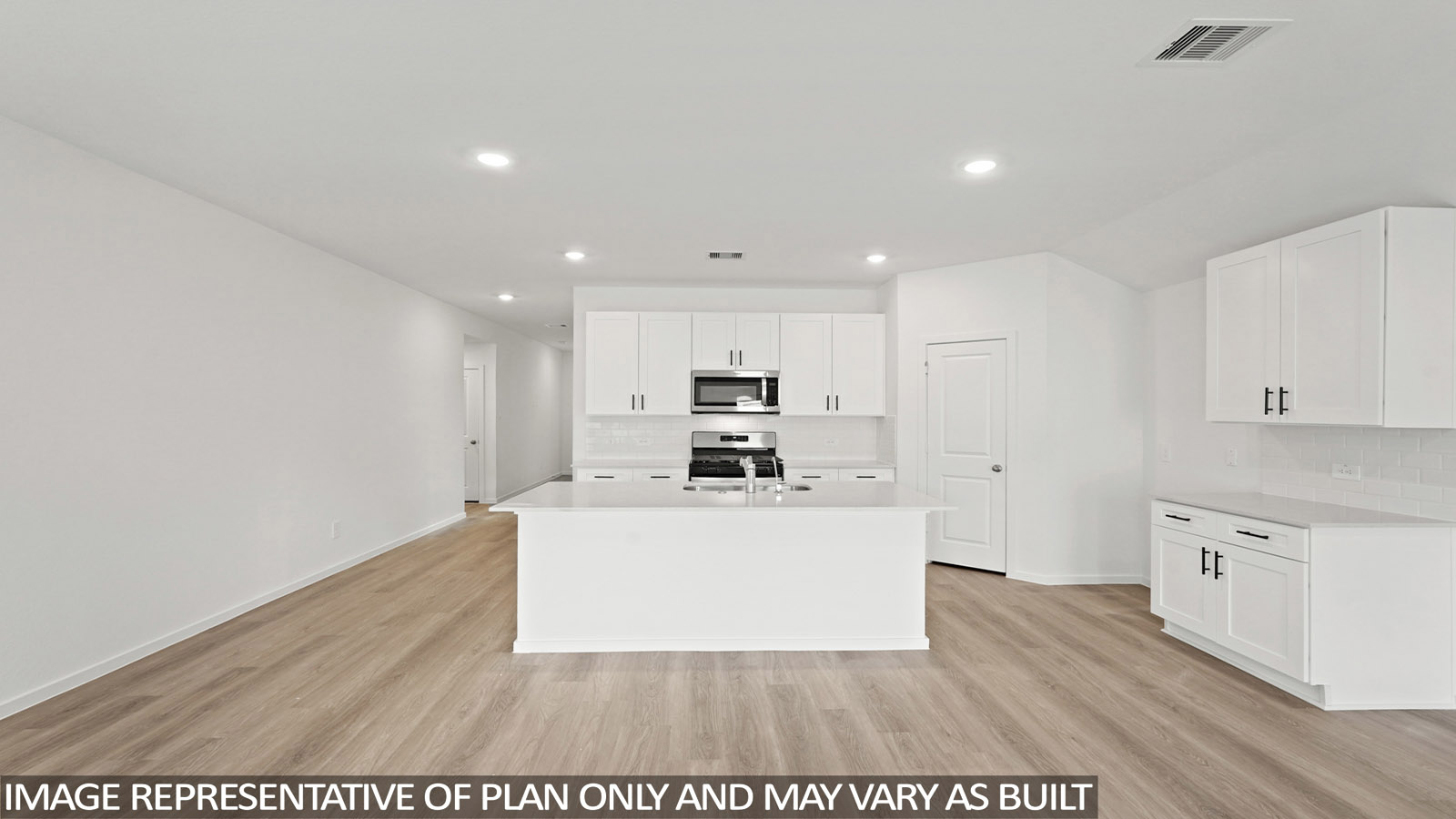 kitchen with quartz countertops and stainless steel appliances