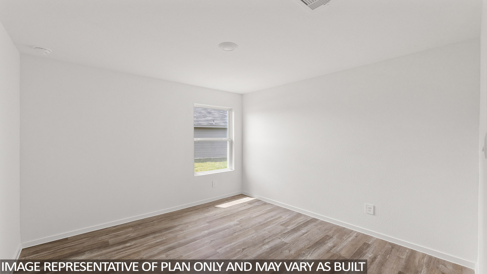 open concept living and dining area with vinyl flooring
