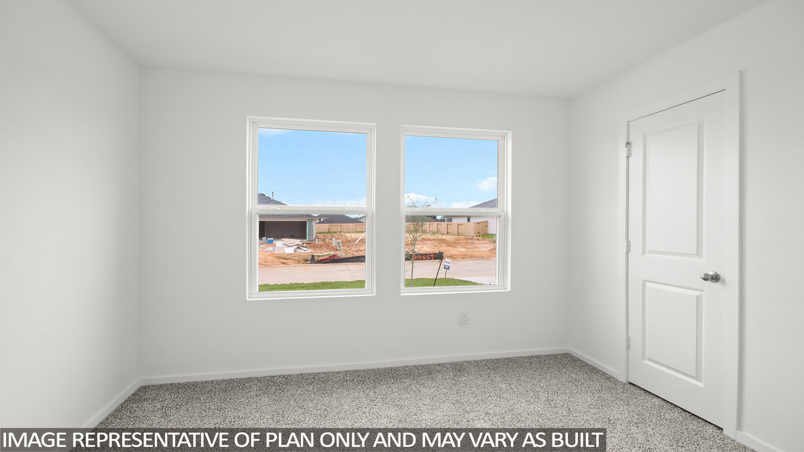 bedroom with carpet flooring