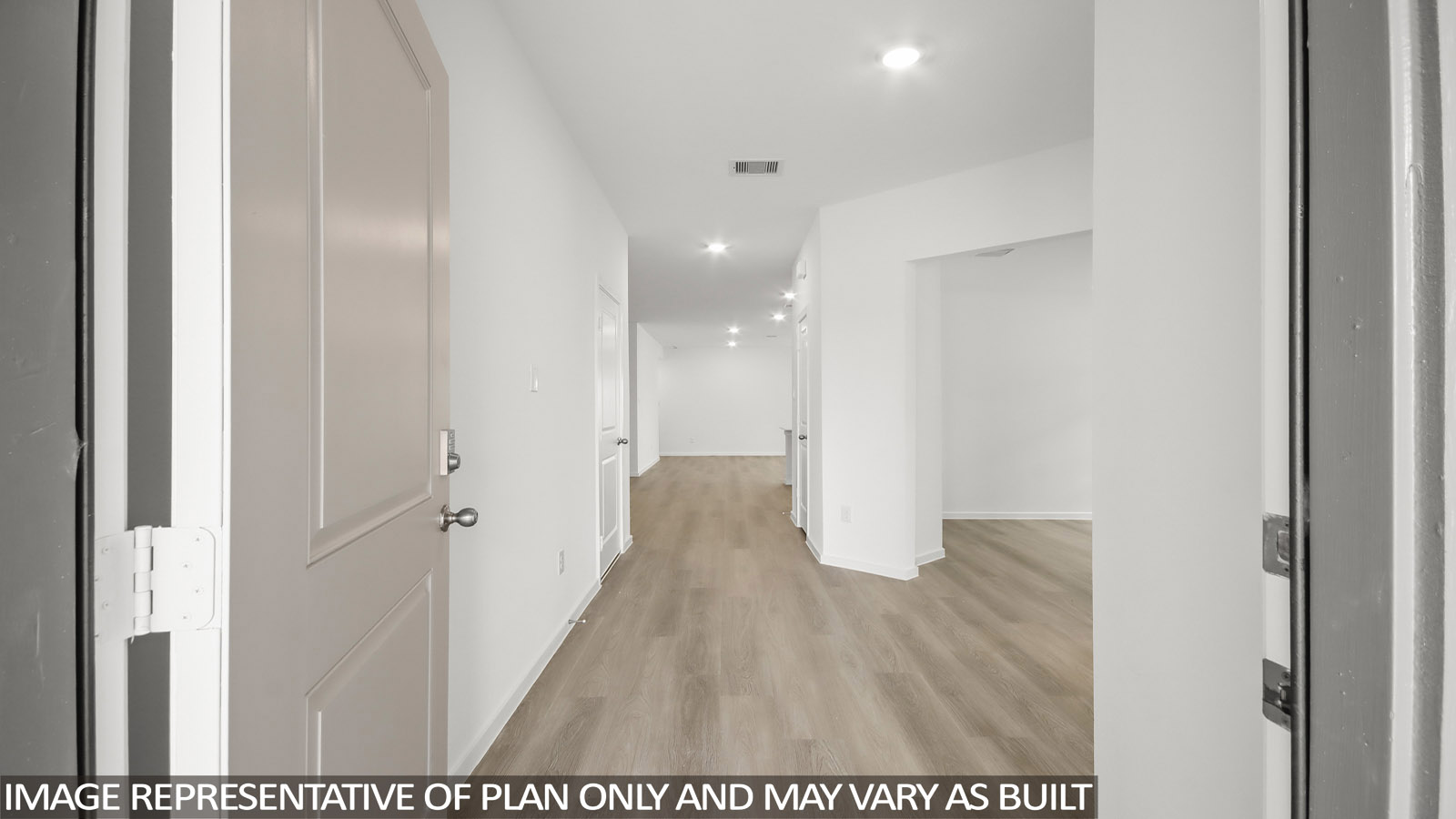 entryway with vinyl flooring