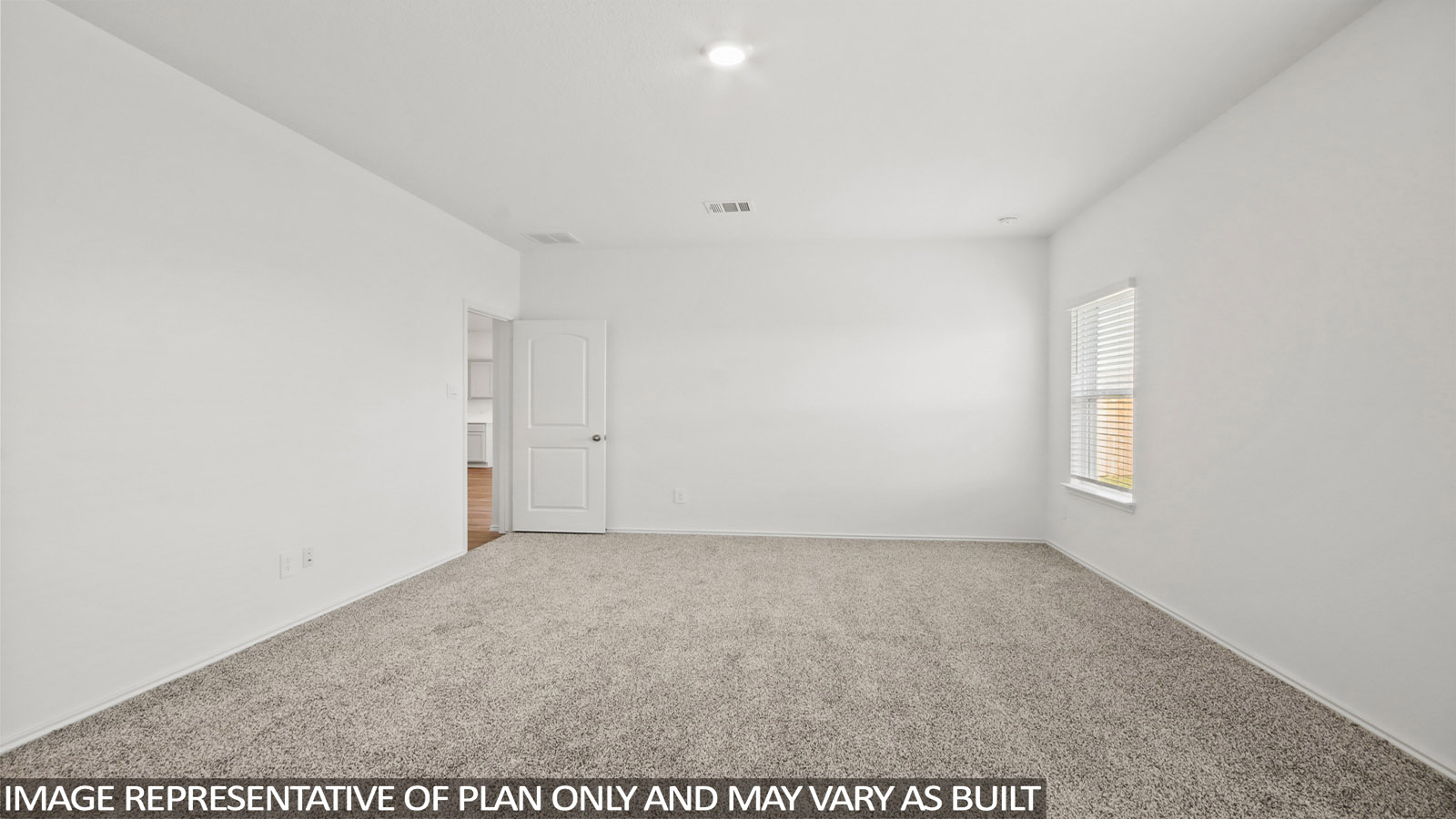 bedroom with carpet flooring and window