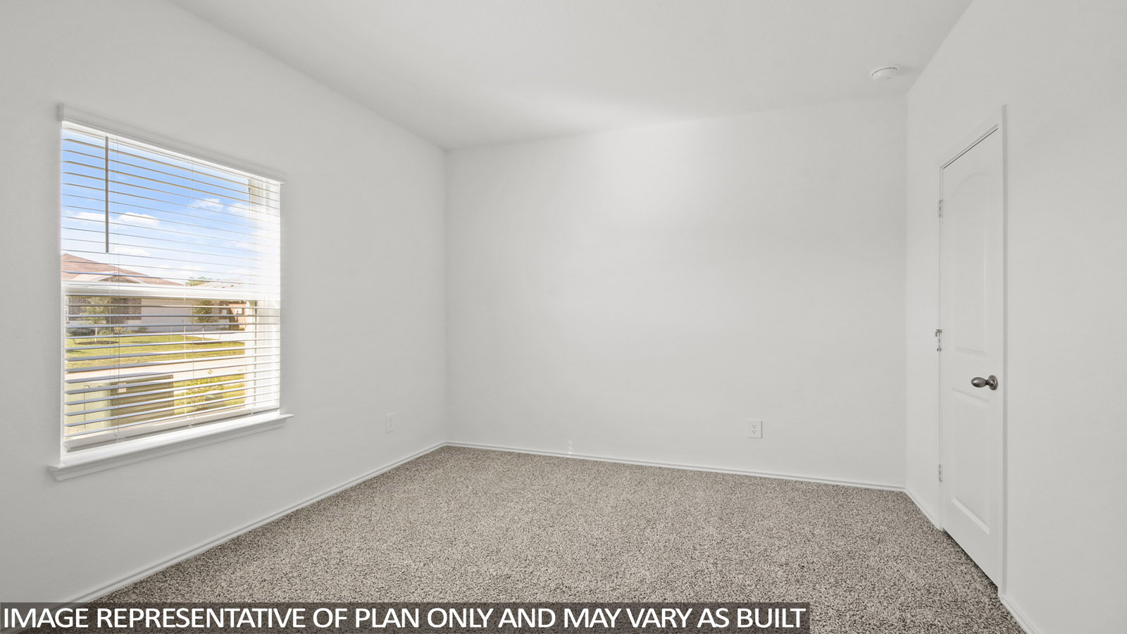 bedroom with carpet flooring and window