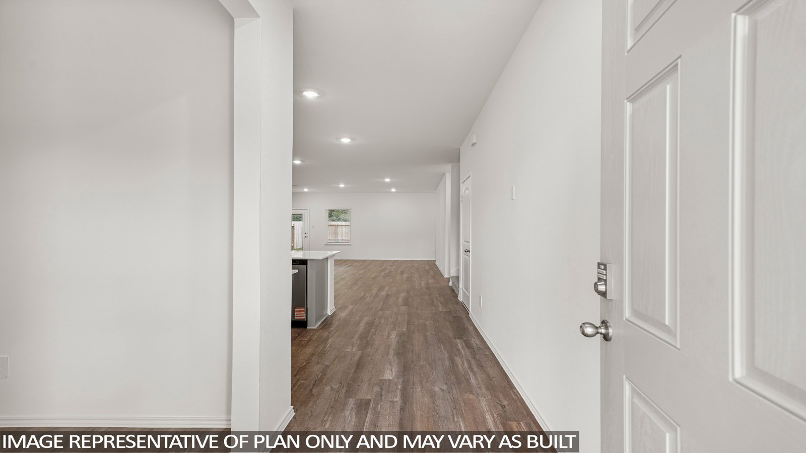 entryway with vinyl flooring