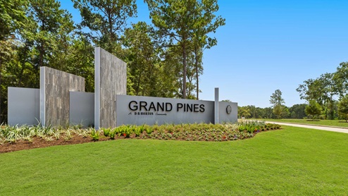 Entry monument.