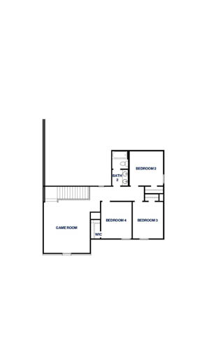 X40P Second-Story Floor Plan