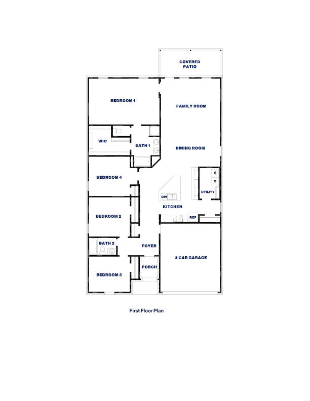 DR Horton Houston North Butlers Bend - E40Z Floor Plan