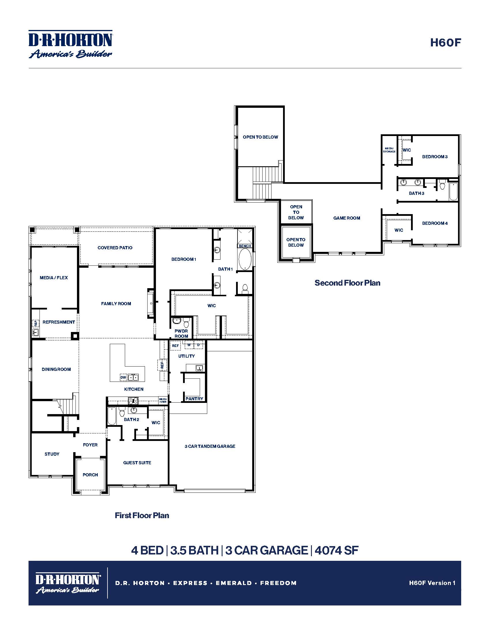 H60F Floorplan