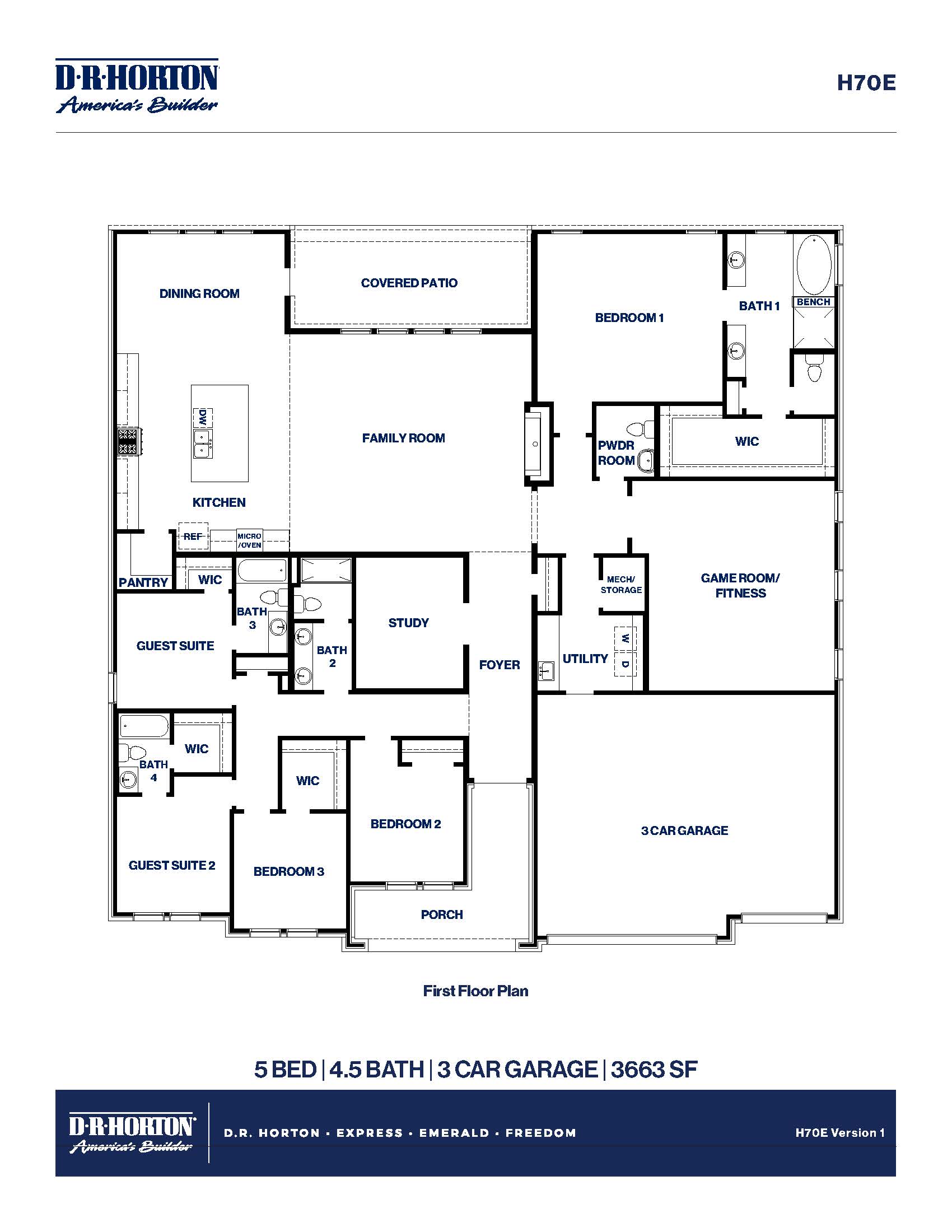 H70E Floorplan