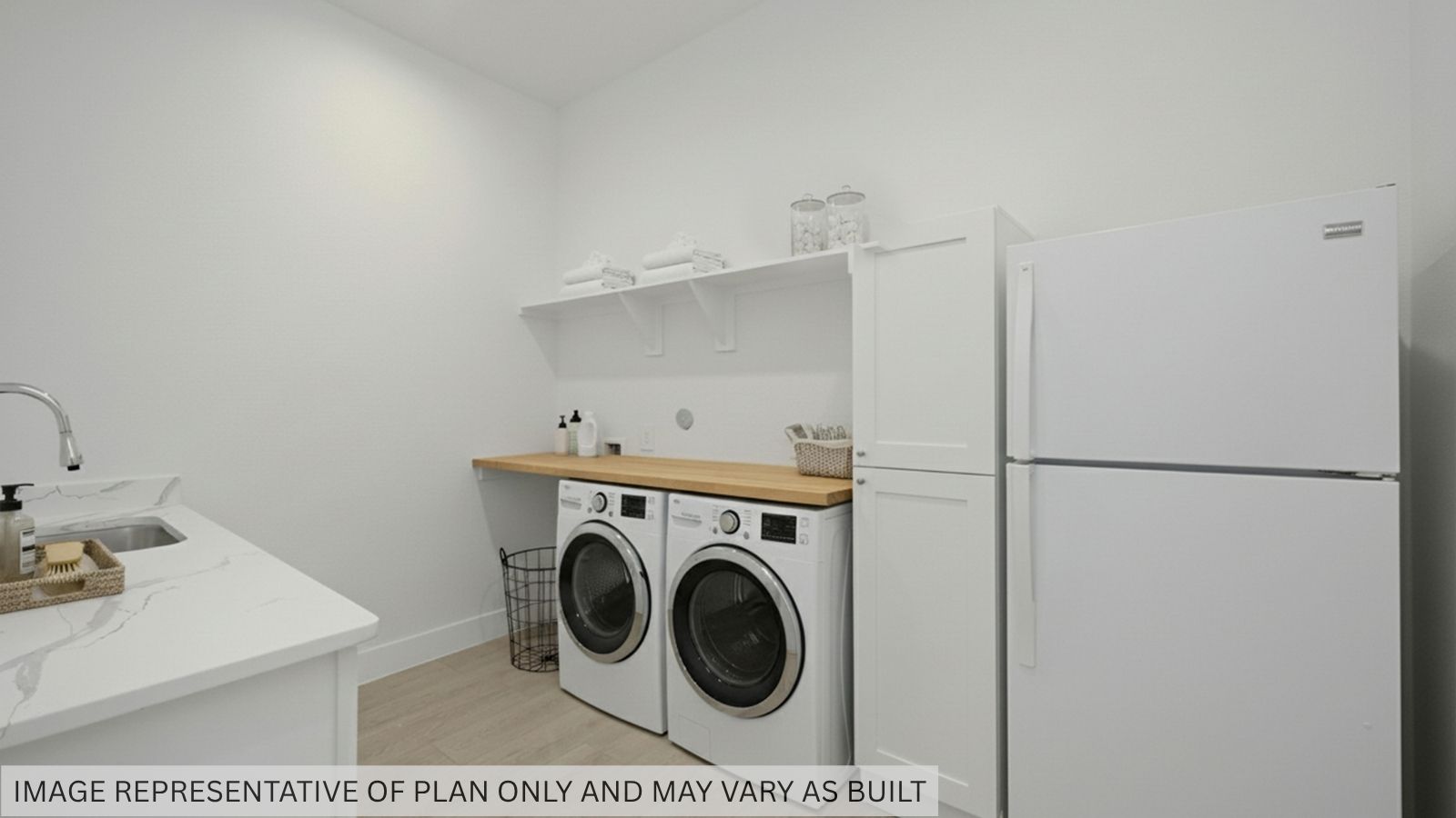 Utility room with storage