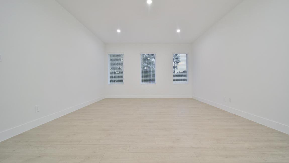 Dining area with vinyl flooring