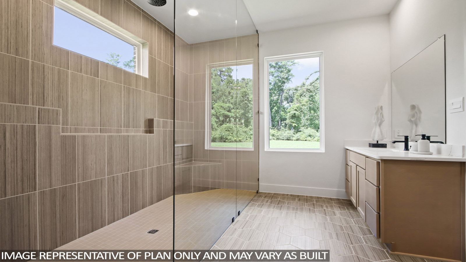 Primary bathroom with super shower