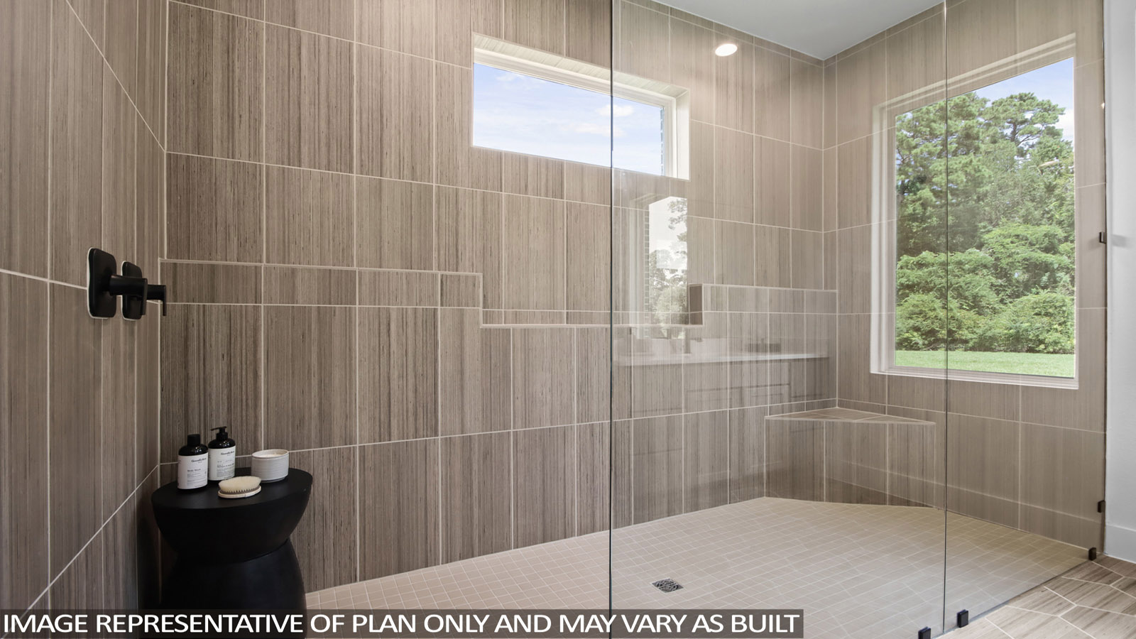 Primary bathroom with super shower