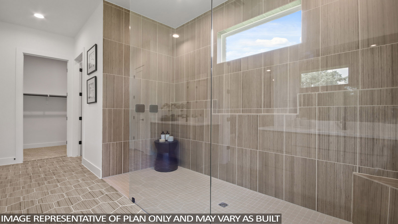 Primary bathroom with super shower