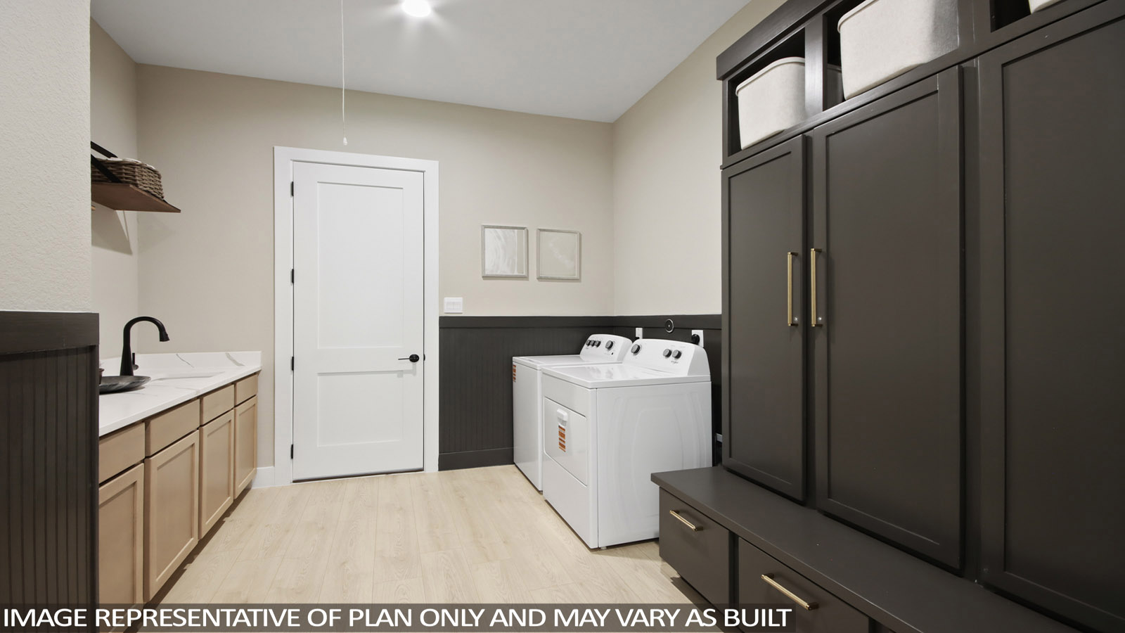 Utility room with storage