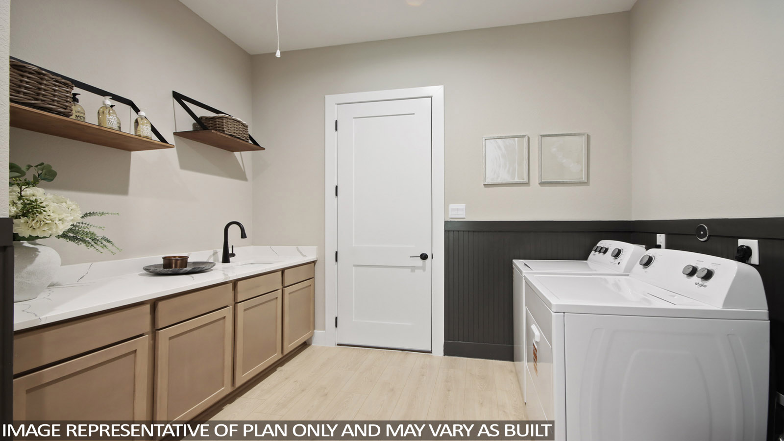 Utility room with storage