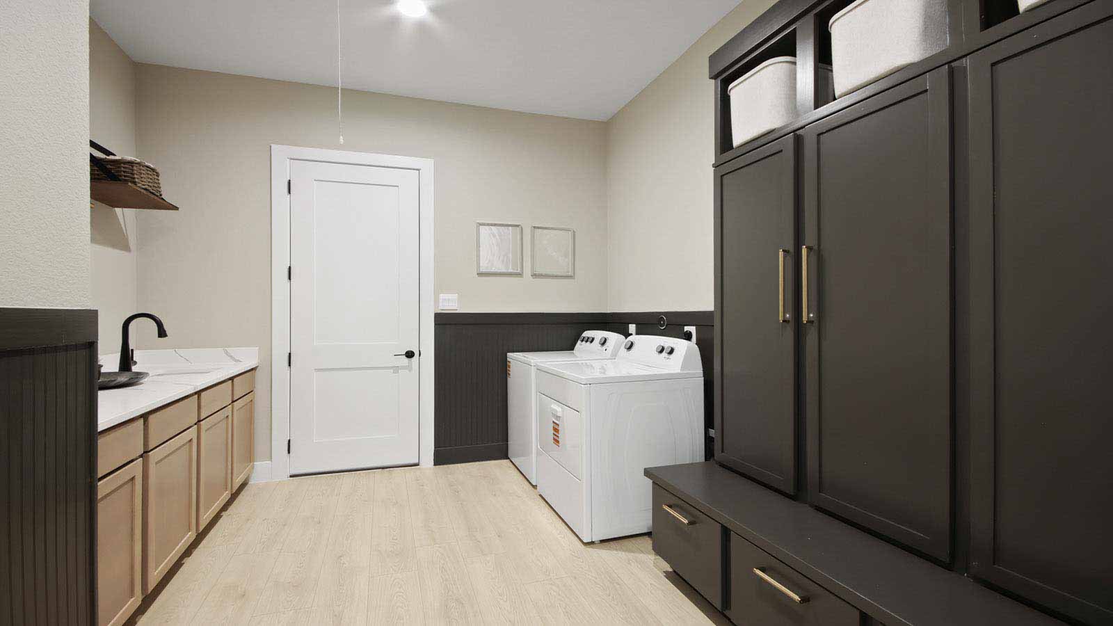Utility room with storage