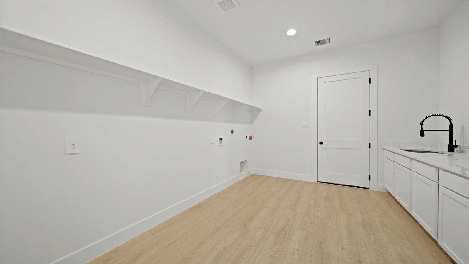 Utility room with storage