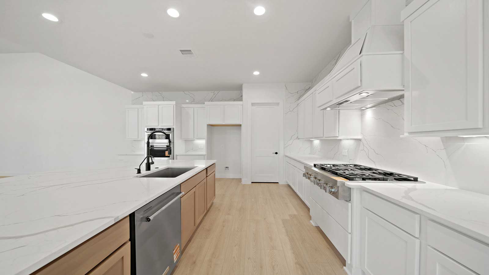 Kitchen with an island