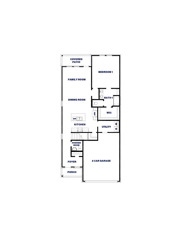 X30F First-Story Floor Plan