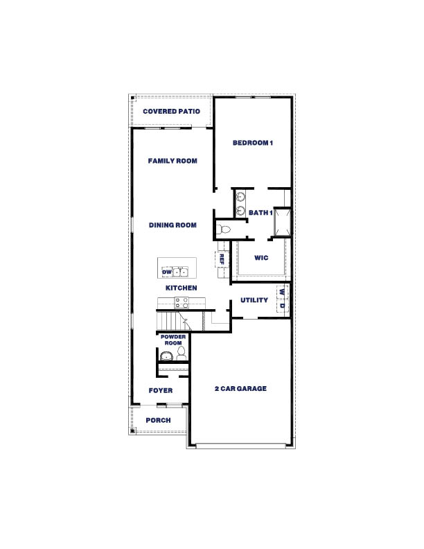 X30H First-Story Floor Plan