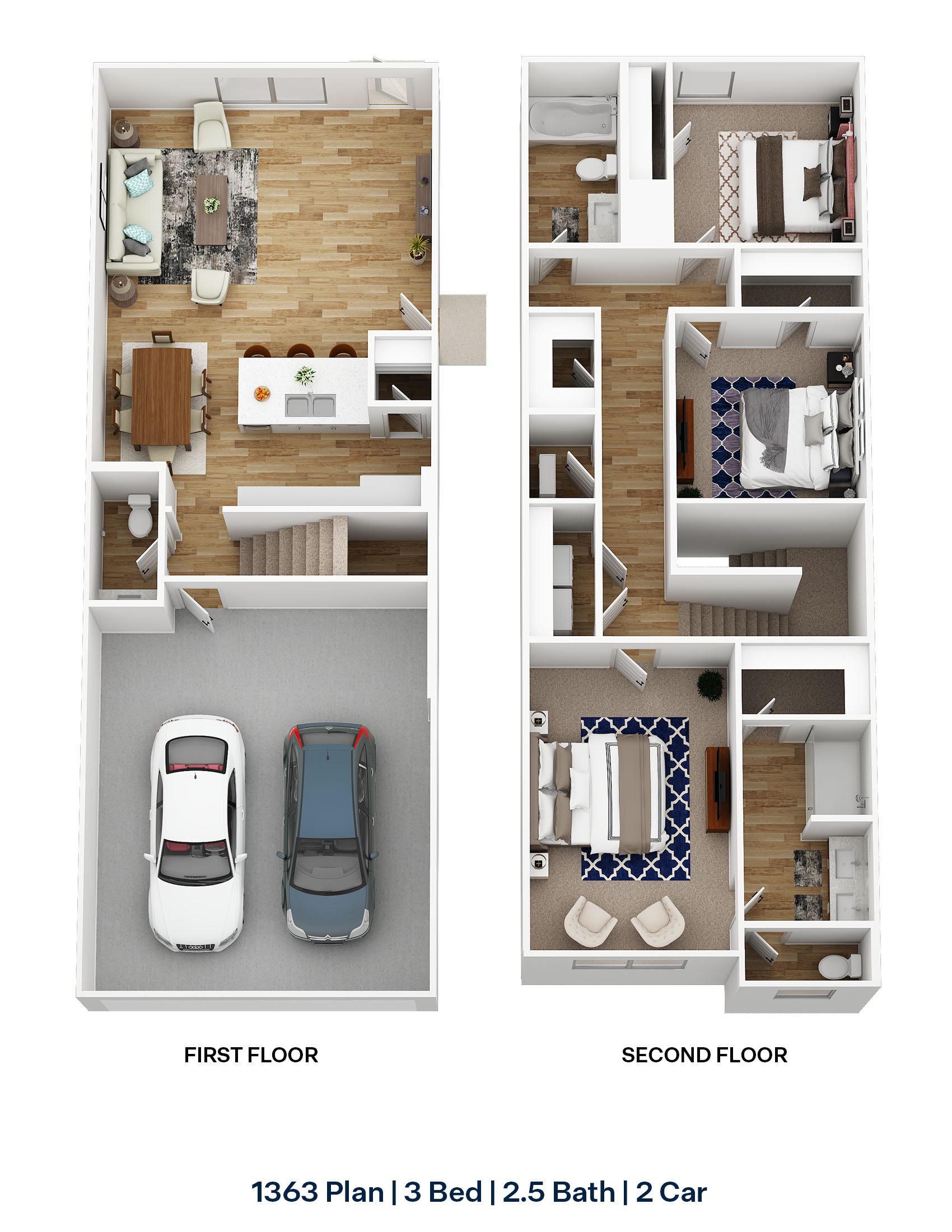staged floorplan
