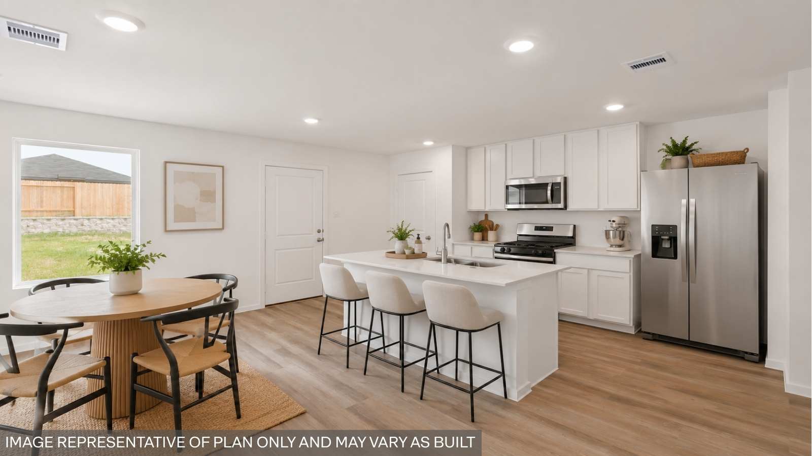 kitchen with stainless steel appliances and quartz countertops