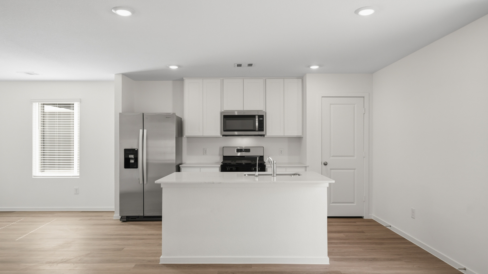 kitchen with quartz countertops