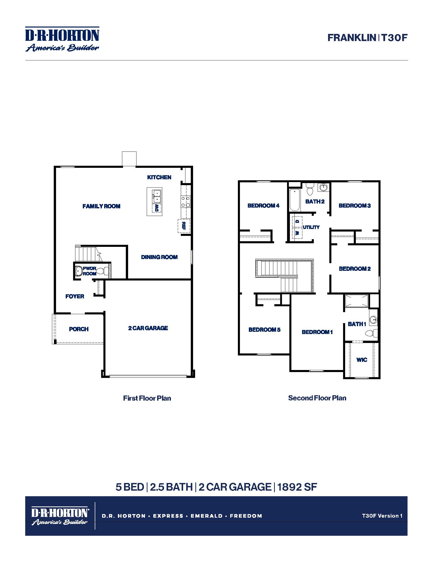 Franklin Floorplan