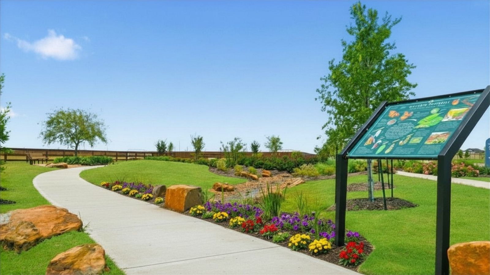 butterfly garden in Sunterra Lakes in Brookshire, TX
