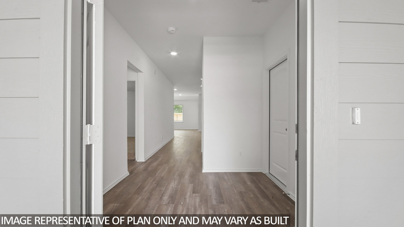 A view from foyer, entry hall inside front door, next to office, sitting room adds a welcoming front, direct line of sight