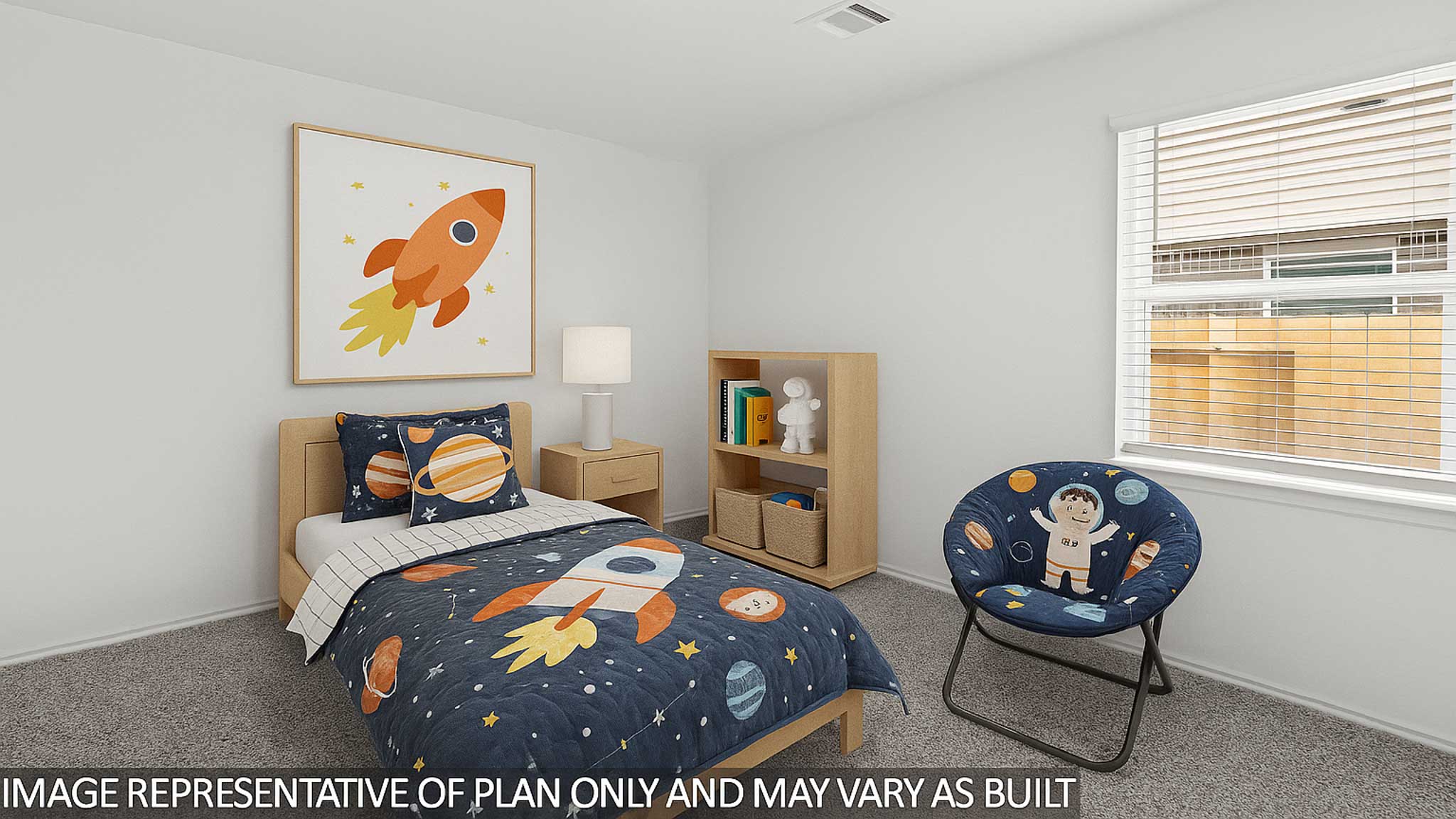 Second bedroom, flex-office, study, entertainment, game, craft room options in this D.R. Horton new construction home