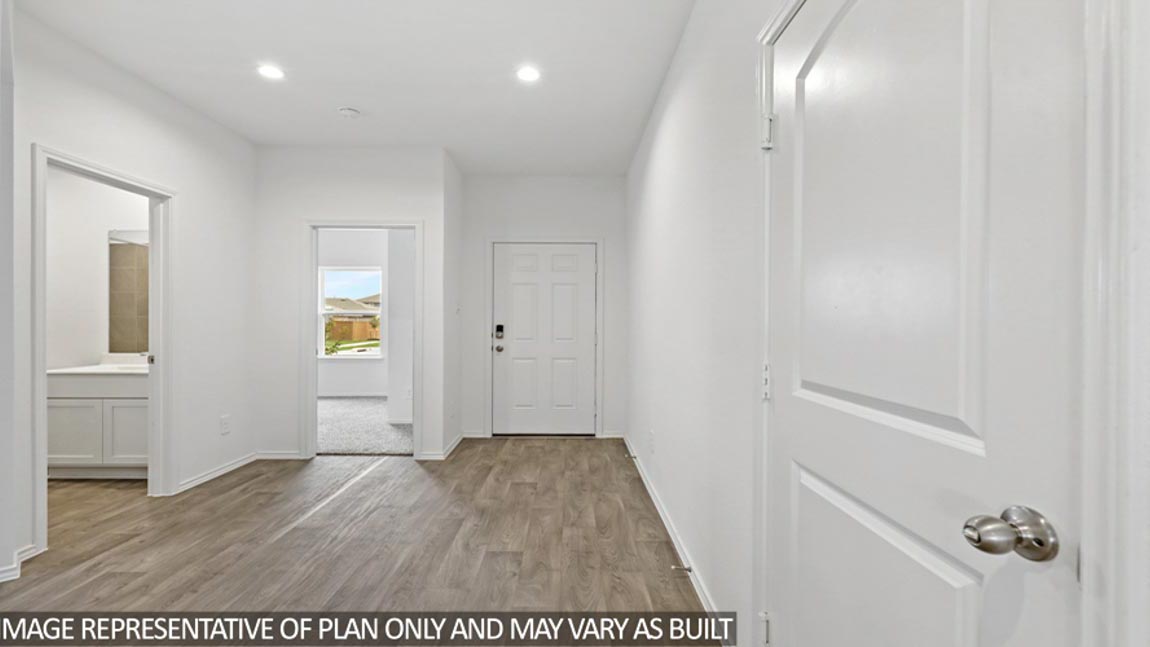 entryway with vinyl flooring