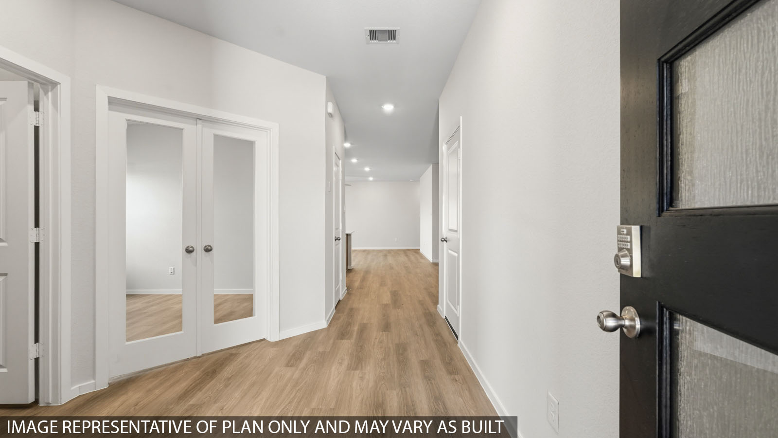 entryway with vinyl flooring