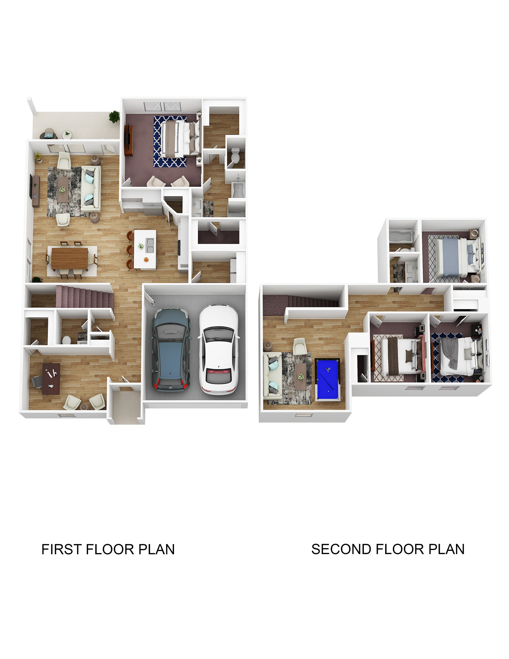 staged floorplan