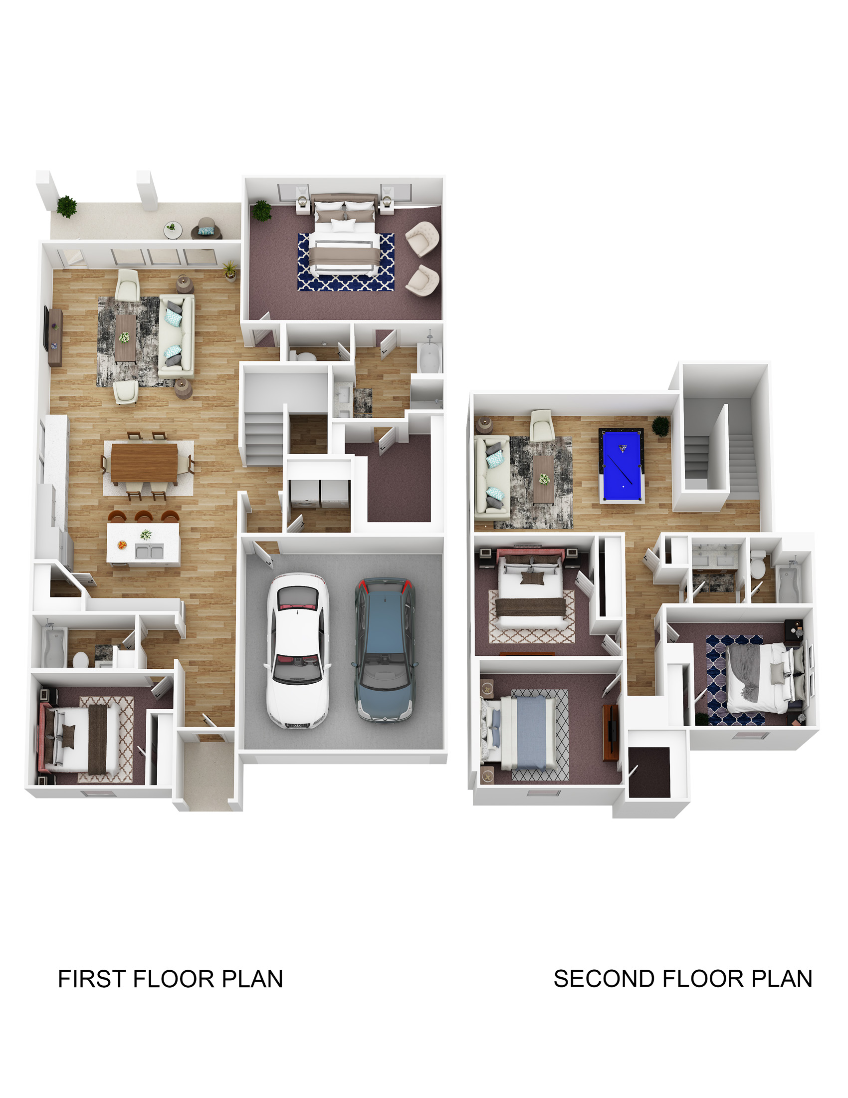 staged floorplan