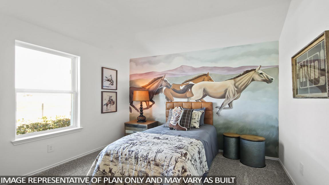 Functional flex bedroom in Sunterra Lakes new build home offers customization to your lifestyle
