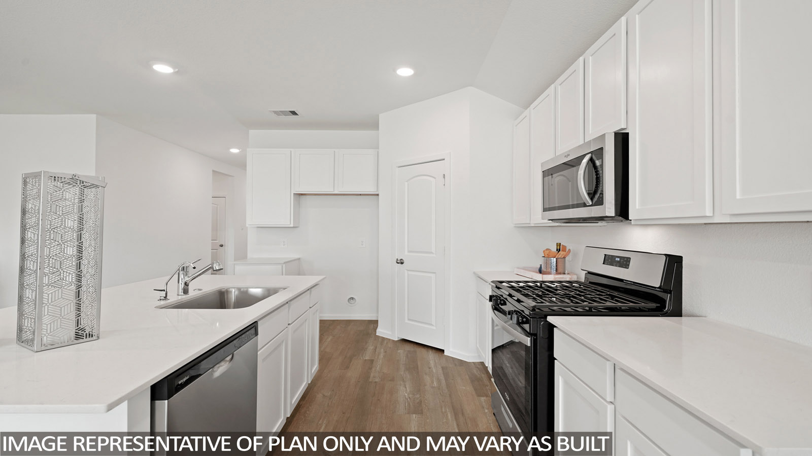 kitchen with quartz countertops and stainless steel appliances