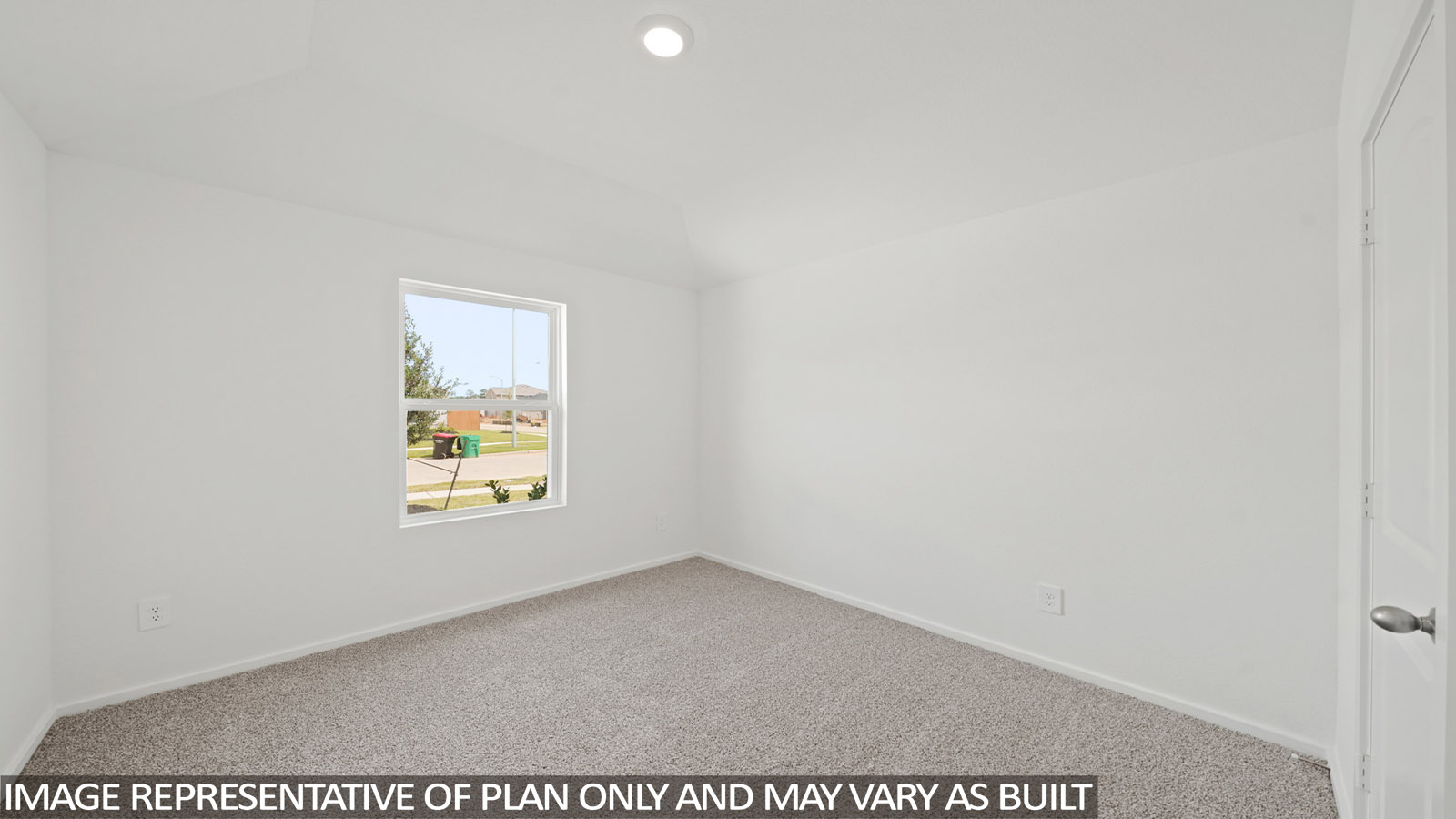 bedroom with carpet flooring and window