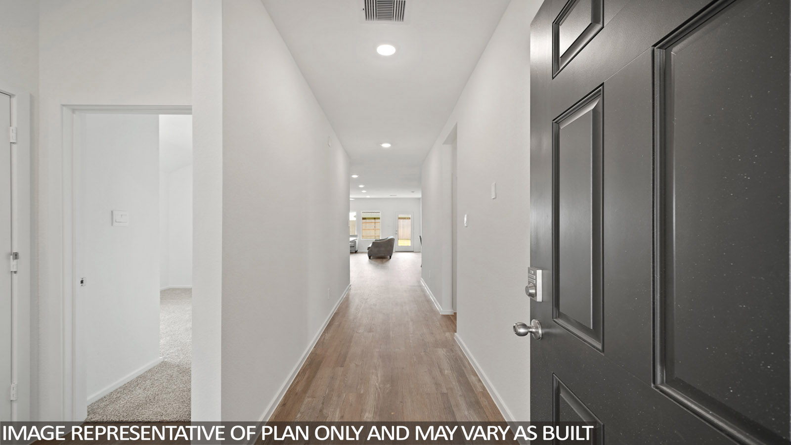 entry way with vinyl flooring