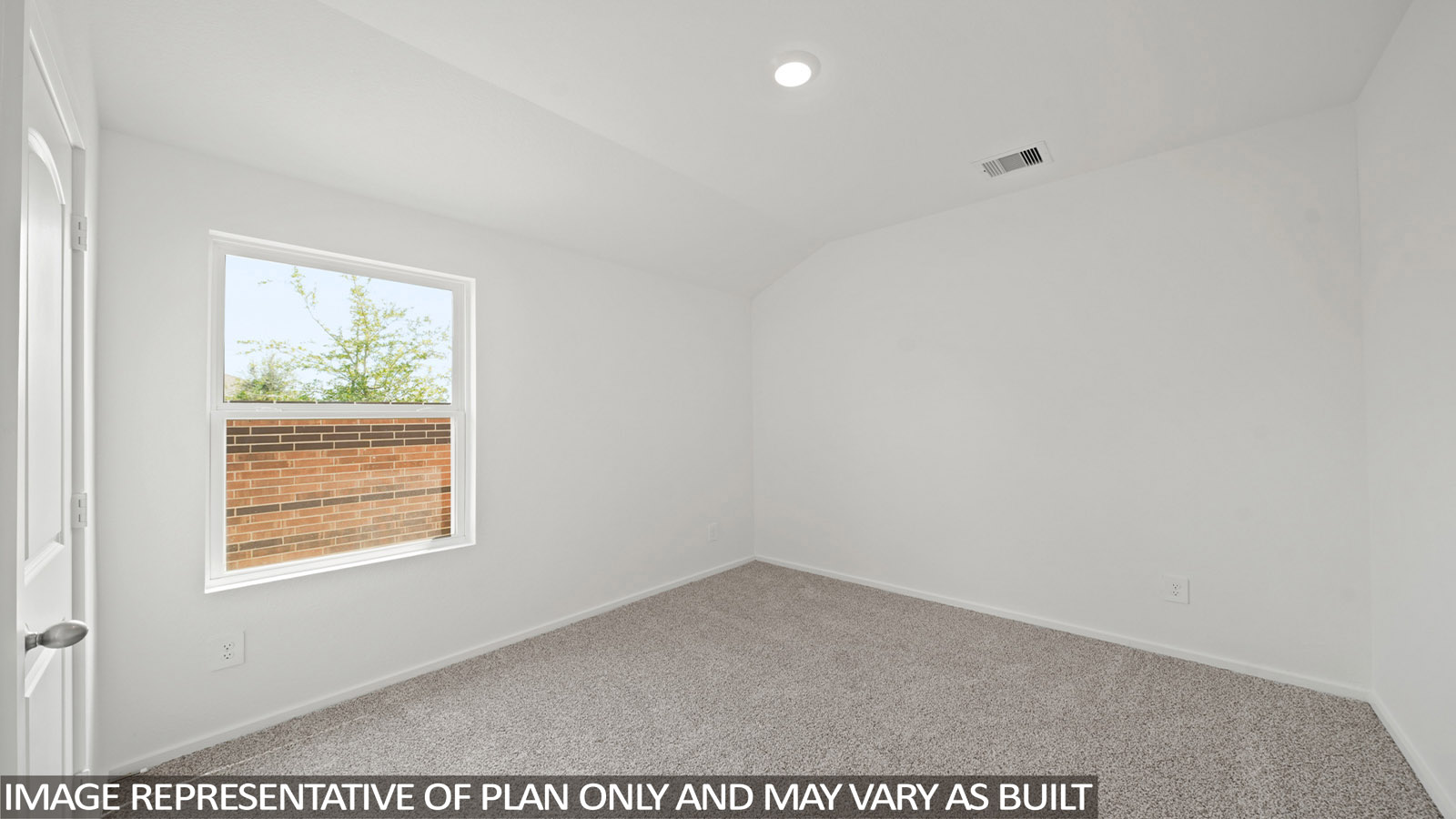 bedroom with carpet flooring and window