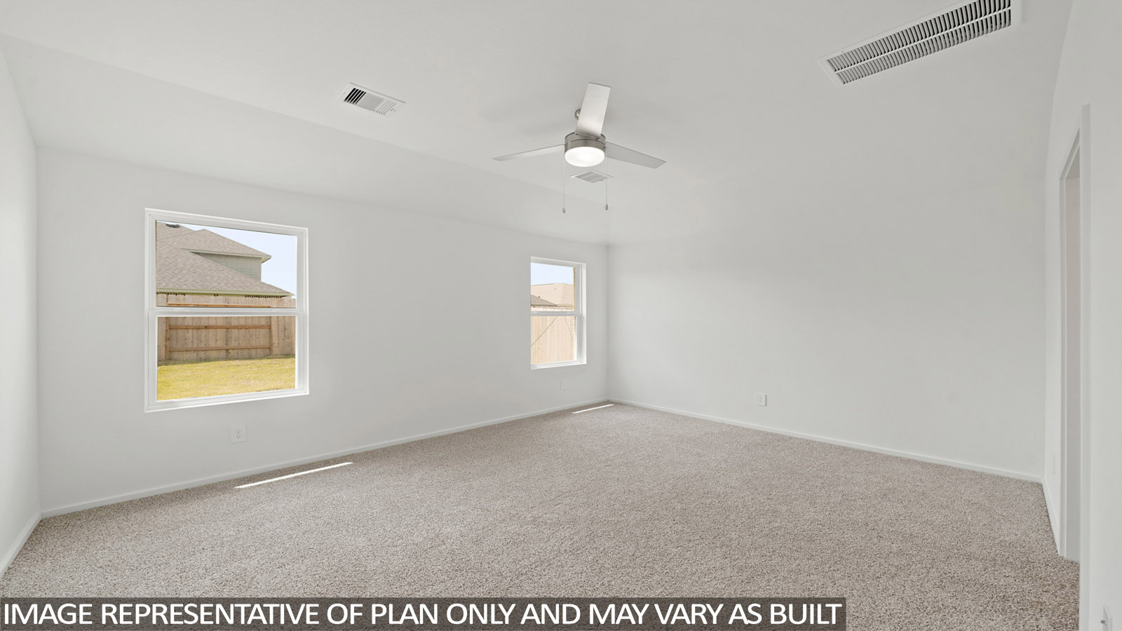 bedroom with carpet flooring and window