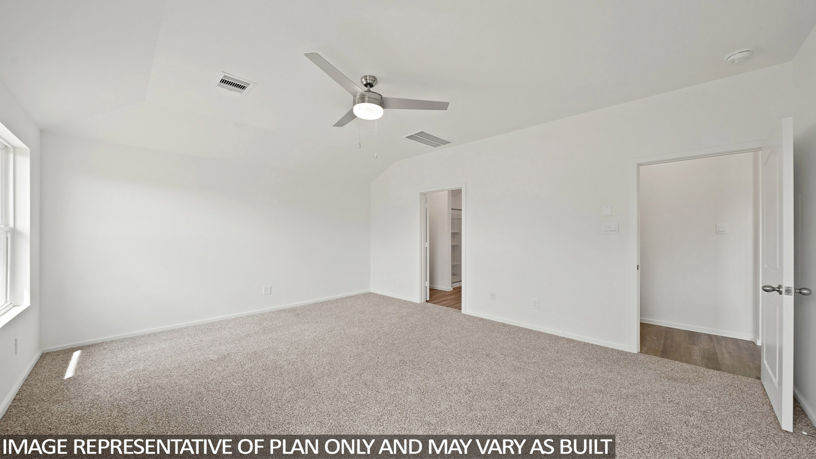 bedroom with carpet flooring and window