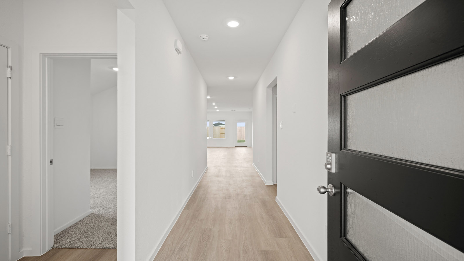entry way with vinyl flooring