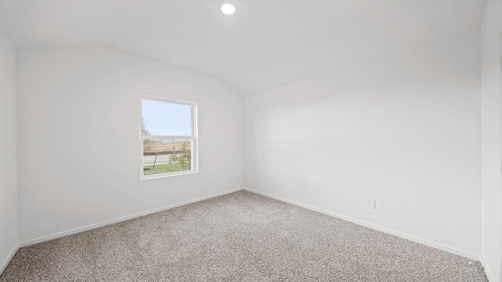 bedroom with carpet flooring and window
