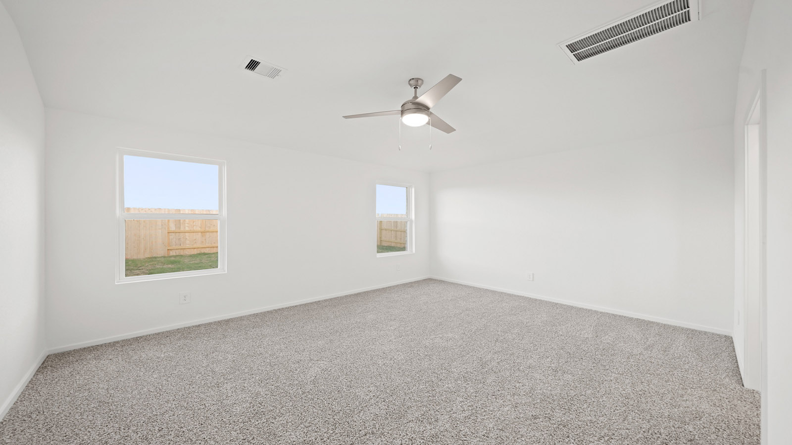 bedroom with carpet flooring and window