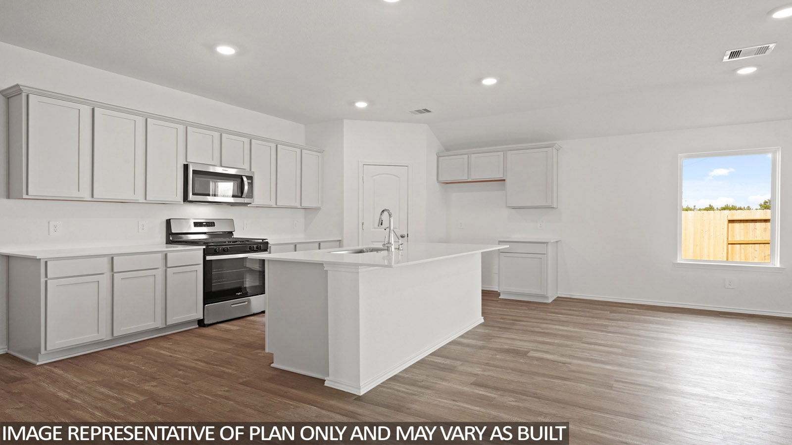 kitchen with quartz countertops and stainless steel appliances