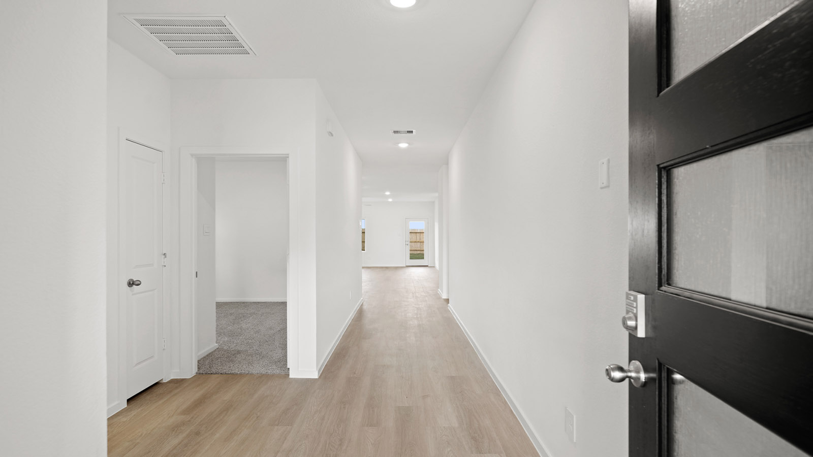 entryway with vinyl flooring