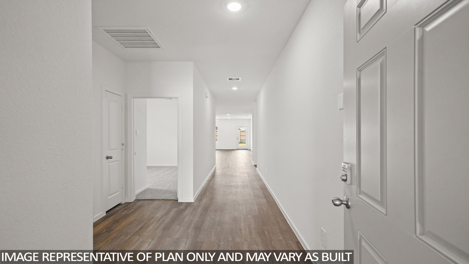 entry way with vinyl flooring